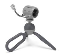 JOBY HandyPod Clip Mini Trépied avec Mousqueton et Pince pour Smartphone Type iPhone, Galaxy, Pixel et Appareil Photo Compact Type Sony ZV-1 II - Coloris Gris (JB01839-BWW)