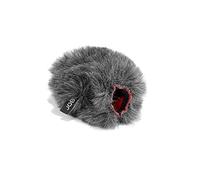 Joby JB01685-BWW Wavo Windjammer Gris Joby Wavo Coupe-Vent Housse de Microphone Vlogging Protection et Réduction du Bruit Idéal pour Vlogging, Youtube, IGTV et TikTok Vidéos