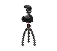 JOBY Kit de vlogger qualifié, kit de vlogging pour caméra GorillaPod (trépied flexible GorillaPod 3K, microphone Wavo PRO DS sur caméra, câbles TRR), kit caméra Vlog, kit Youtuber, kit de création de