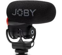JOBY Wavo Plus, Microphone De Vlogging sur Caméra, Microphone Super Cardioïde avec Monitoring Audio en Direct, Filtre Passe-Haut, Mode Auto, Niveau De Batterie LED, Microphone pour Caméras Compactes