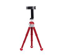 JOBY PodZilla Medium Kit, Trépied Flexible avec Support de Téléphone GripTight 360, Trépied Smartphone par les Créateurs du GorillaPod, Compatible iPhone, Smartphones, Caméra Sport, Jusqu'à 1Kg, Rouge