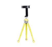 Joby Trépied flexible PodZilla Medium Kit – Support de téléphone GripTight 360, 1 kg, Jaune