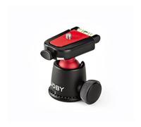 Joby BallHead 3K tête de trépieds Noir, Rouge Acrylonitrile-Butadiène-Styrène (ABS), Aluminium, Ressort en acier, Acier, Élastomère thermoplastique (TPE) 1/4" Balle (forme)