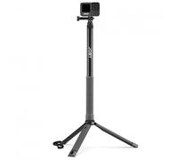 JOBY TelePod Sport, Perche Extensible pour Appareils Photo d'action et 360°, Trépied de Voyage Etanche, Accessoire pour Smartphone, pour la création de Contenu, Vlogging, Photos d'action
