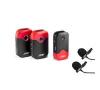 JOBY Wavo AIR Système de Micros sans Fil 2,4 GHz avec 2 Transmetteurs et Système de Fixation Modulaire de pour Vloguer, Réaliser des Vidéos et Interviews avec Smartphone ou Appareil Photo