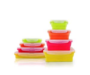 Jocca 4463 Assortiment de 4 coupelles en Silicone Pliables.