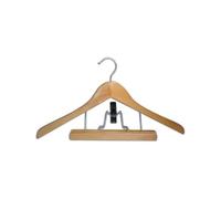 Jocca 9943 Cintre en Bois à Pinces à Linge Marron