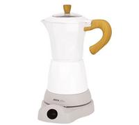 Jocca cafetière électrique espresso en blanc pour jusqu'à 6 tasses avec tête pivotante à 360°, sans fil