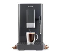 Jocca Cafetière super automatique 20 bars, 1 350 W, réservoir 1,5 l, moulin intégré 15 niveaux, vaporisateur à lait, fonctions expresso, double expresso et américain, système d'auto-nettoyage