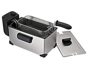 Jocca - Friteuse Electrique Inox cuve amovible | friteuse huile semi professionnelle | 2200W | 3L
