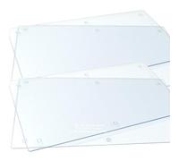 JOCCA - Lot de 4 couvre-plaques vitrocéramiques / verre trempé / protecteur de plaque de cuisine / protection vitrocéramique / planche à découper/découper, serve, protection/résistant à la chaleur (4