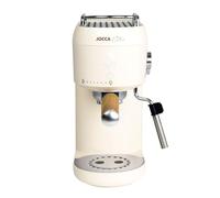 Jocca Machine à expresso 20 bars avec vaporisateur, 1400 W, réservoir 1 l, boutons tactiles éclairés, chauffe-tasses et thermobloc de chauffage rapide