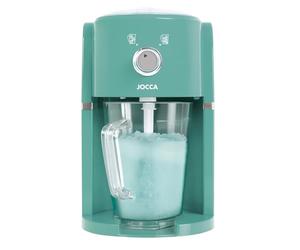 Jocca Machine Electrique Slushy, Lames en Acier Inoxydable, Capacité 1.1L, Facile à Nettoyer, Turquoise, Broyeur et Mélange de Glace
