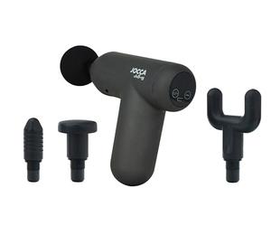 JOCCA - Pistolet de massage à haute fréquence vibrant / 32 niveaux / 4 têtes de massage/Écran LED avec câble USB / 3000 RMP/Cou, dos, taille, bras et jambes