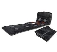 Jocca - Tapis de Massage Electrique Chauffant | Matelas Massant | 10 Moteurs | 3 niveaux d'intensité | 5 Zonas | Infrarouge