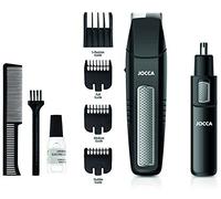 JOCCA Tondeuse cheveux, nez et oreilles - Noir et argent