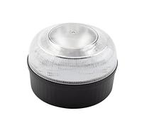 Jocca V16 Lampe d'urgence pour voiture homologuée DGT Remplace les triangles Base magnétique antidérapante Balise d'urgence pour voiture 8 LED de 1 W