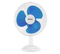 Jocca - Ventilateur de table diamètre 30 cm/puissance 45 W / 3 vitesses / 3 pales/système d'oscillation, tête inclinable