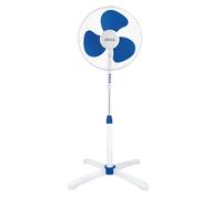 Jocca - Ventilateur sur pied 40 W, 3 vitesses, tête inclinable, oscillation à 90°, diamètre 40 cm, hauteur réglable, 3 pales, silencieux