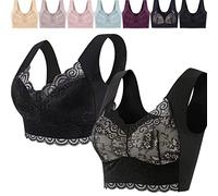 JOCCOS Healthfit Soutien-Gorge de détoxification lymphatique en Tourmaline pour Femme, 2 pièces - E, L