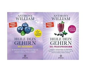 Jochen Lehner A Anthony William-Set: "Heile dein Gehirn - Das Basisbuch. (Relié)