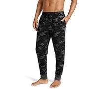 Jockey Active Basic Fleece Jogger Sweatpants Pantalon décontracté, Camouflage Noir, L Homme