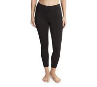 Jockey Cotton Stretch Basic 7/8 Leggings, Noir Intense, XL Femme