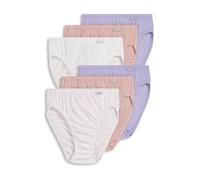 Jockey Elance French Cut Lot de 6 sous-vêtements pour femme, Tango Dot/Violet Veil/Coral Mist Heather/White/Violet Veil/Coral Mist Heather, 7