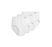 Jockey Elance Lot de 3 culottes pour femme Grande taille Blanc Taille 8