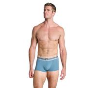 Jockey Lot de 3 boxers en coton stretch pour homme - Taille moyenne - Sous-vêtements en coton et élasthanne - Gris mélangé, Mélange de bleus., XXL