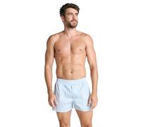 Jockey Lot de 3 boxers tissés pour homme, Chemise bleue, XXL