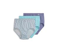 Jockey Lot de 3 culottes Elance pour femme, Mer/Branche d'hiver/Hortensia, 7
