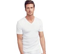 Jockey® Modern Classic 18501823 Lot de 2 t-Shirts à Manches Courtes pour Homme, Blanc, S
