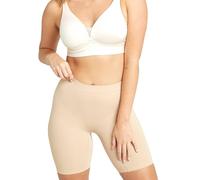 Jockey Skimmies Slipshort de cyclisme sans coutures pour femme avec jambes longues, pantalon anti-frottement en tissu microfibre respirant, short taille haute, Clair, XXL