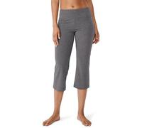 Jockey Women's Activewear Cotton Stretch Flare Capri, charcoal, XL