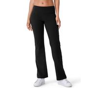 Jockey Women's Activewear Cotton Stretch Slim Bootleg Pant, Black, 2XL