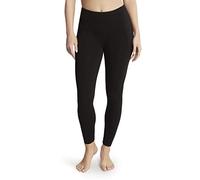 Jockey Women's Cotton Stretch Basic Ankle Legging with Side Pocket, Deep Black, Small