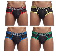 JOCKMAIL Lot de 4 slips sexy en dentelle pour homme - - XX-Large