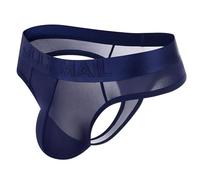 JOCKMAIL Sexy Soie Glacée Hommes Bikini sous-Vêtements Culottes pour Hommes Culotte en Dentelle (FR/ES, Alpha/Lettres, M, Taille Normale, Taille Normale, BaoLan)
