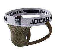 JOCKMAIL Sous-vêtement de sport pour homme Jockstrap, vert militaire, XXL