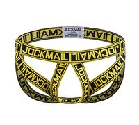 JOCKMAIL Sous-vêtements Jockstrap pour Hommes Jock Strap pour Hommes Super Extensible Support Athlétique Sous-vêtements de Sport pour Hommes Jockstrap, jaune, L-XL