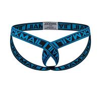 JOCKMAIL Sous-vêtements pour homme Jockstrap Super Stretch Jock Strap Athlétique Supporteur Jockstrap de Sport pour Homme, bleu, S-M