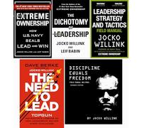 Jocko Willink (5-Book Collection Set) - Extreme Ownership; The Dichotomy of Leadership; Discipline Equals Freedom; Leadership Strategy & Tactics; Need to Lead