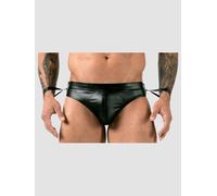 Jockstrap Zip & Menottes Noir