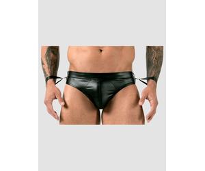 Jockstrap Zip & Menottes Noir