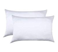 Jocoku Lot de 2 taies d'oreiller 100% Soie de mûrier pour Les Cheveux et la Peau, taies d'oreiller Super Douces et Respirantes en Soie Naturelle pour Grand lit (Grand lit, Blanc)