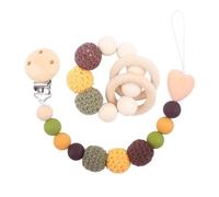 Jocute-Attache-Sucette En Boule De Laine Pour,Porte-Sucette Pour Bébé,Bracelet Pour Anneaux De Dentition,Gros Crochet,Clip Pour,1 À 2 Pièces - Type No.4