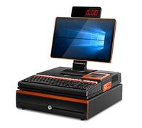 JODAIS Caisse enregistreuse, Terminal de Point de Vente avec Scanner Portable, Scanner de Bureau, écran Tactile 15,6 Pouces, Clavier de Caisse enregistreuse 101 Touches, imprimante Thermique 58 mm