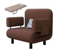 JODAIS Canapé-lit Pliant, Lin lit Simple lit avec accoudoirs et oreillers Convertibles pour Le Salon pour Le Salon et la Chambre A 192 * 80 * 28cm