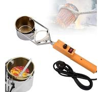 JODAIS Pot de Fusion de Plomb portatif, 380 Wcreusets pour Faire Fondre Le métal, Pot de Fusion électrique pour Plomb, réglage de 200 à 450 ℃, Fondre en 10 Minutes, capacité de 1 100 g, Pot de Fusion
